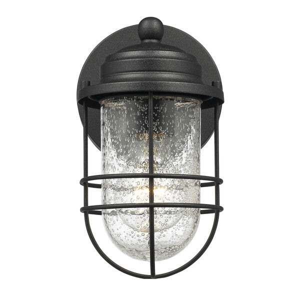 Seaport Natural BlackOne-Light Outdoor Wall Sconce, image 3